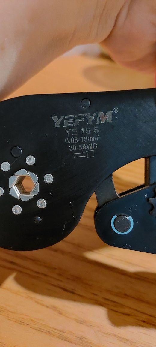 Кримпер Yefym YE 16-6, 30-5AWG +  клещи для обжима