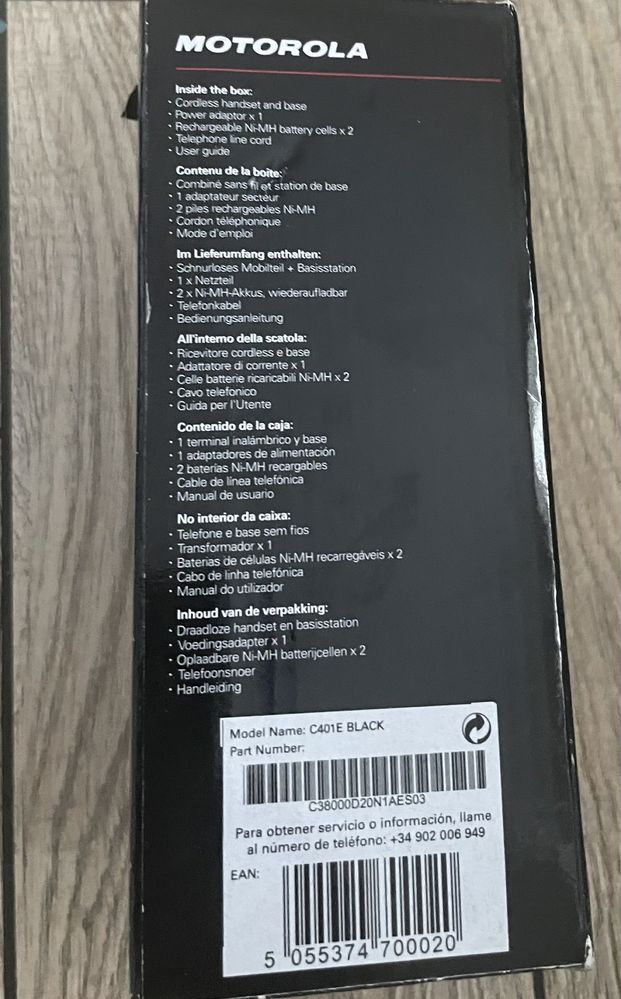 Радіотелефон Motorola C401E