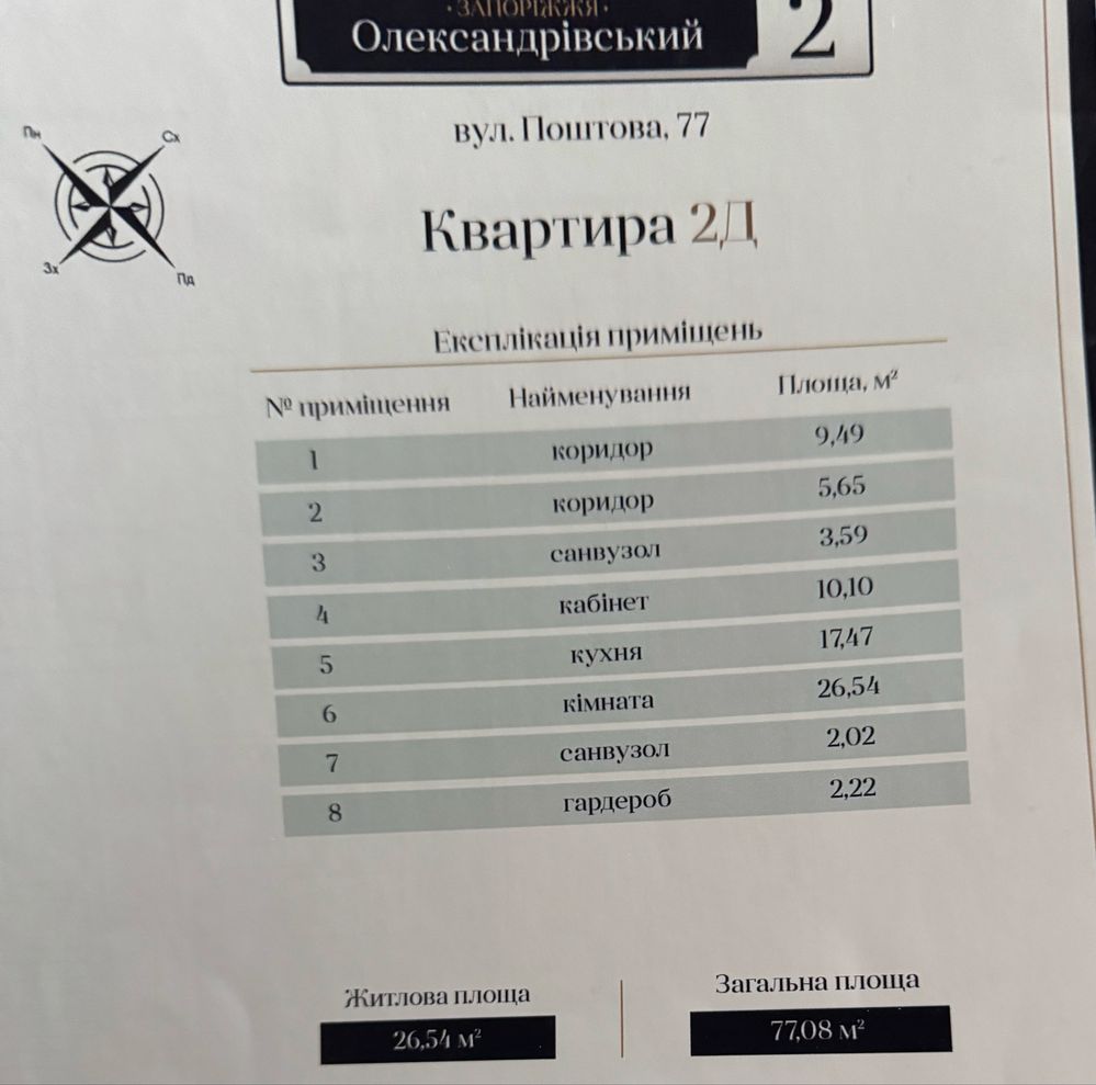 Квартира Александровский 2