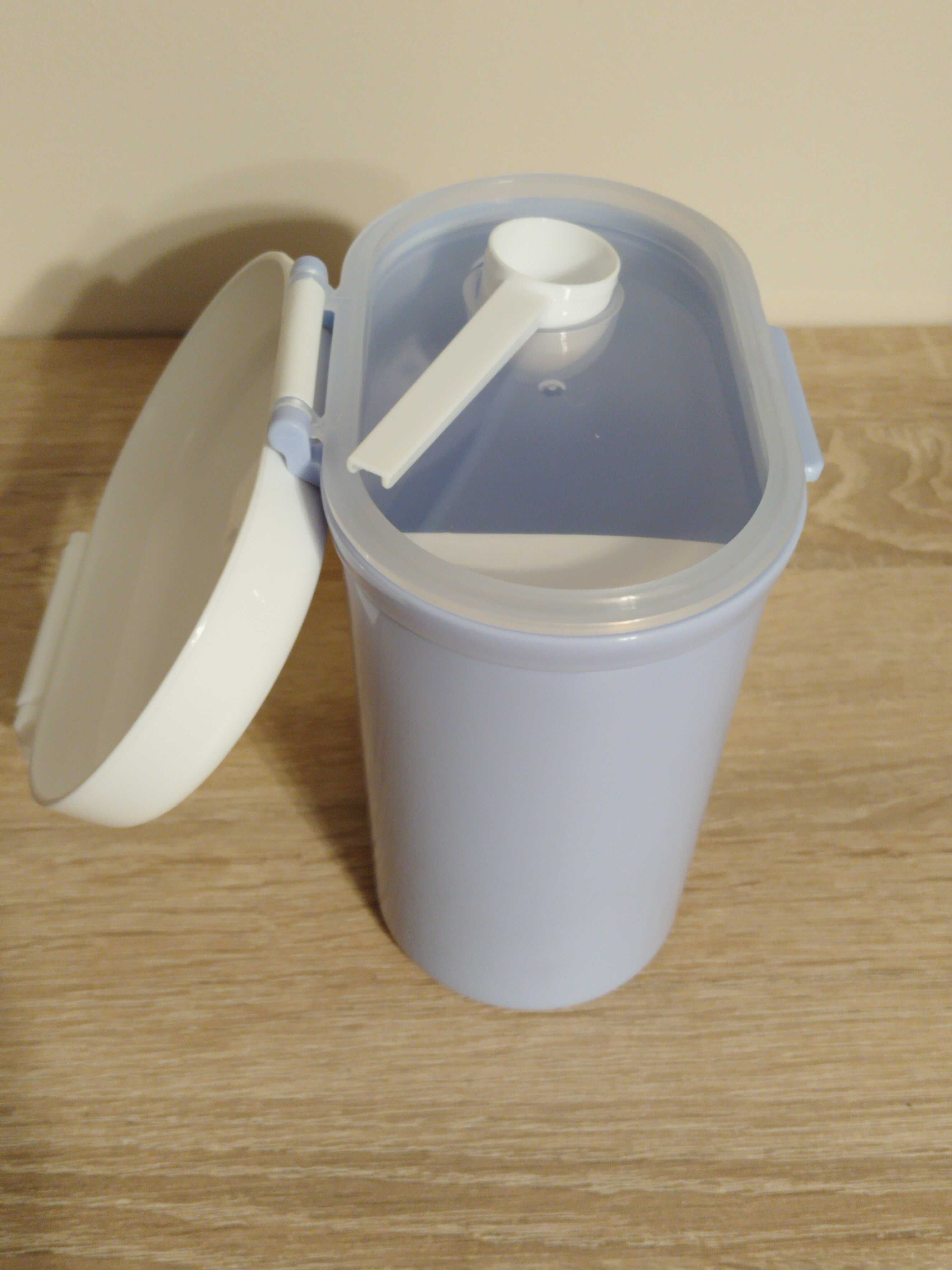 Pojemnik pudełko przenośne duże na mleko modyfikowane, przekąski 800ml