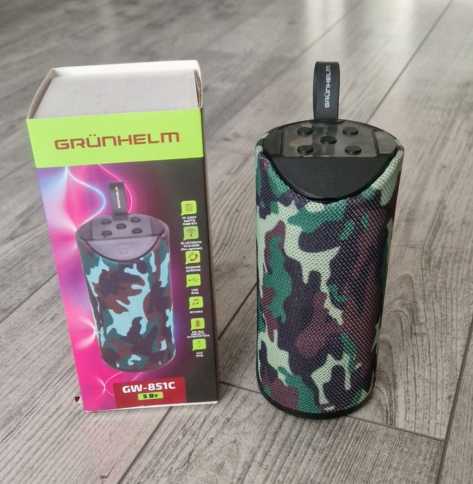 Портативна акустика (колонка) GRUNHELM GW-851 Camouflage