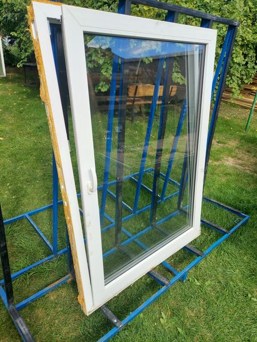Okno okna z demontażu używane PCV 109x151   RU