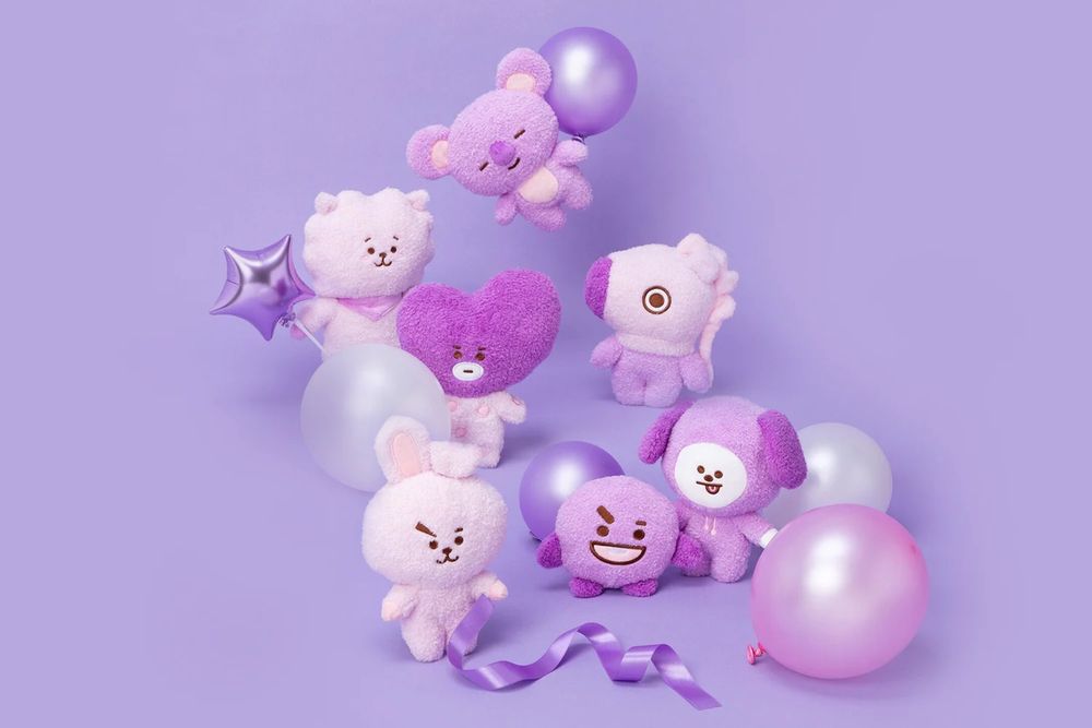 BT21 Бт21 БТС іграшка Koya Tata Cooky Chimmy