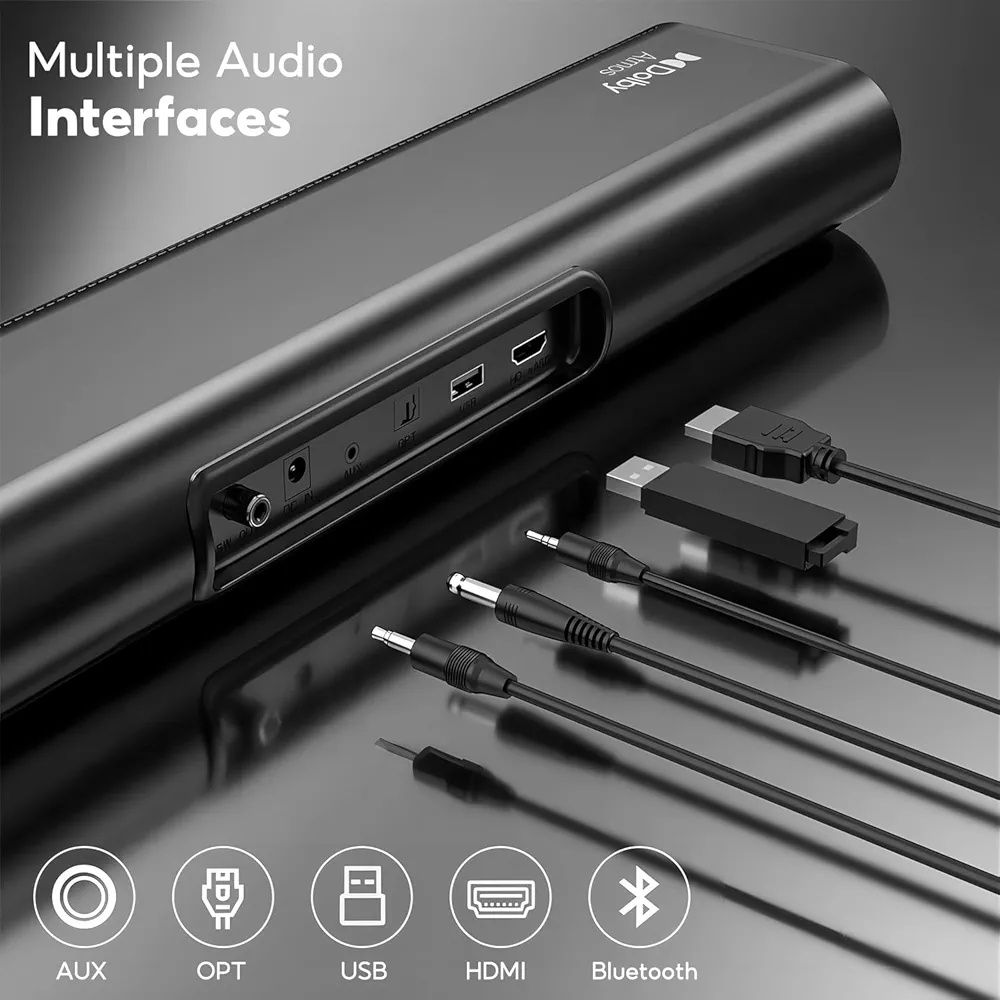 AIYIMA S07 soundbary do Smart TV z Dolby Atmos, 3D Surround Sound