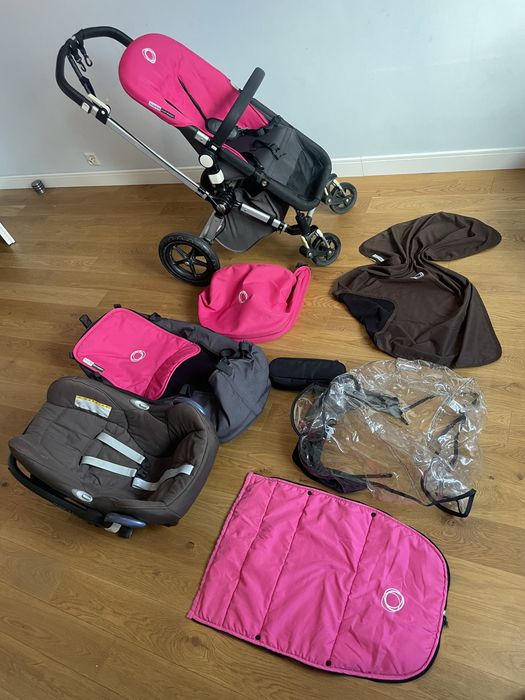 Wózek bugaboo cameleon z dodatkami + maxi cosi nosidełko