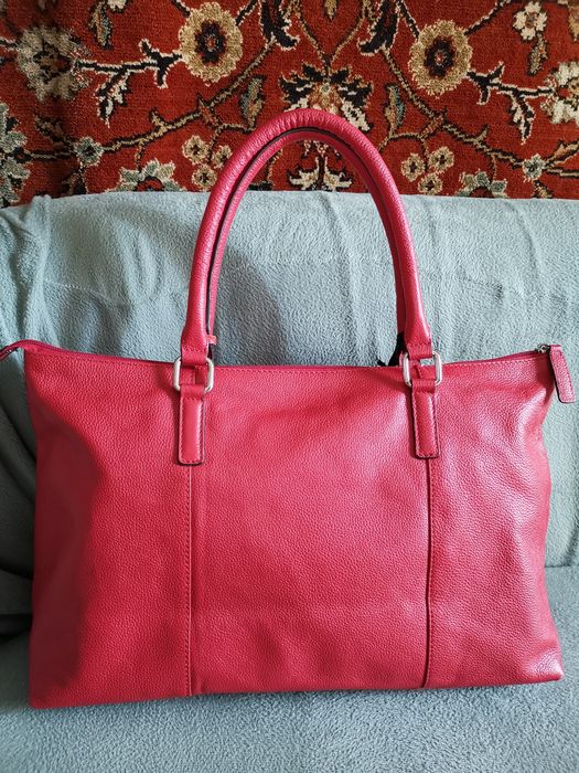 Красная кожаная сумка Lloyd Baker, Великобритания