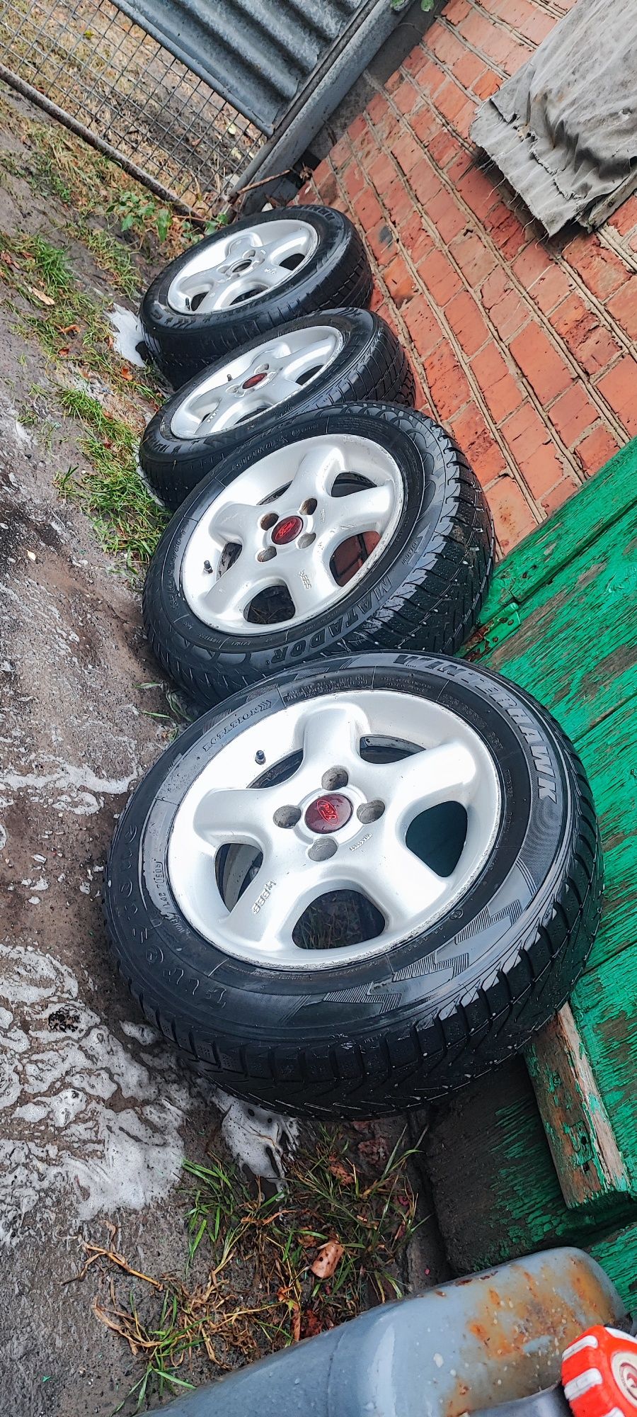 Комплект колес r14*4*100( Ваз ,Опель, Dewoo,Рено,Пежо)