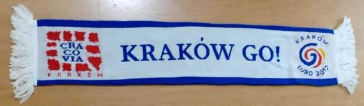Cracovia - szalik piłkarski