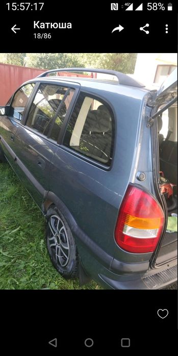 Продам Опель зефіра 2 літра, в рідній фарбі без пошкоджень без ризиків