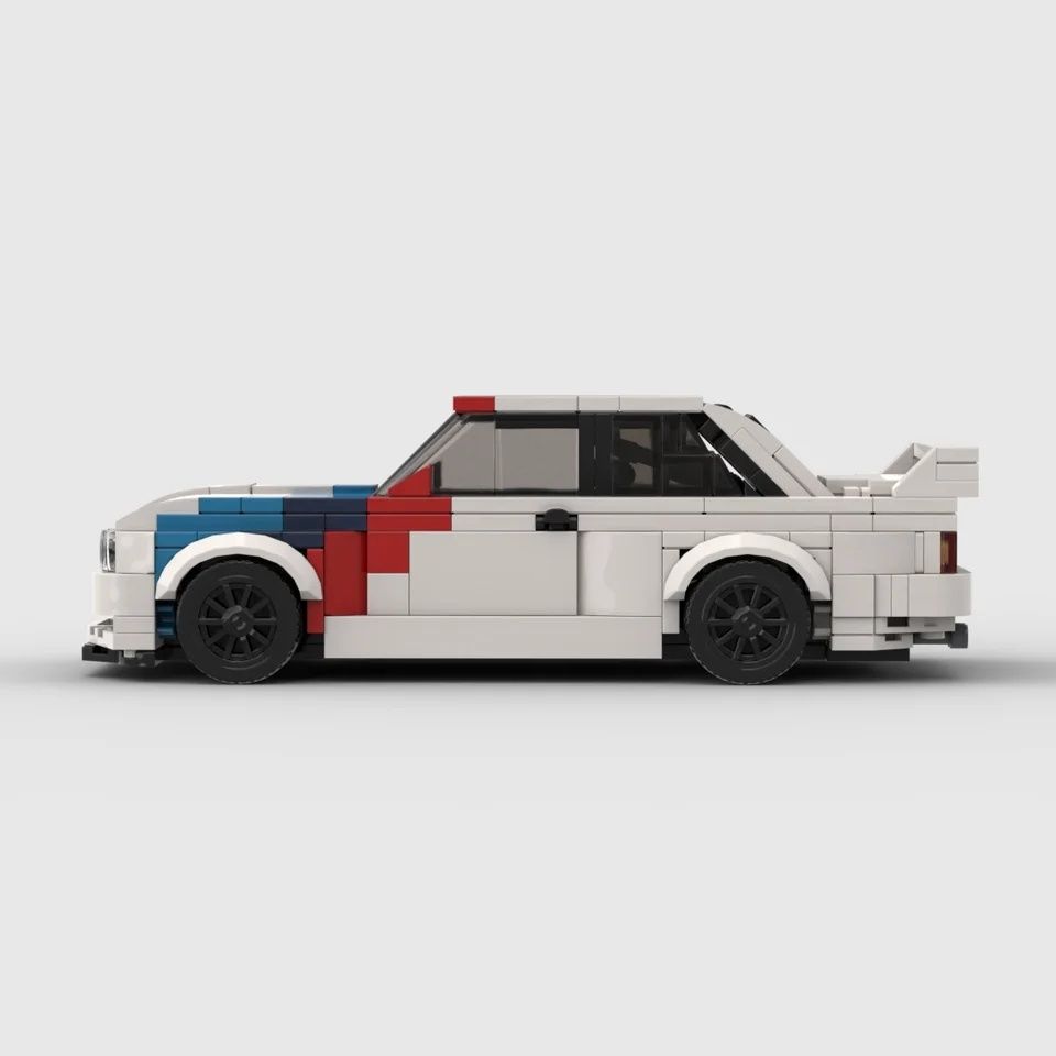 MOC Lego BMW M3 E30 455 sztuk wyścigi samochód sportowy pojazd