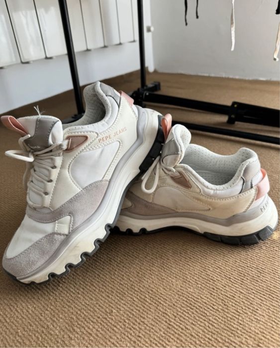 Sapatilhas pele jeans