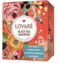 Чай "Lovare" чорний асорті, 32 пакетика