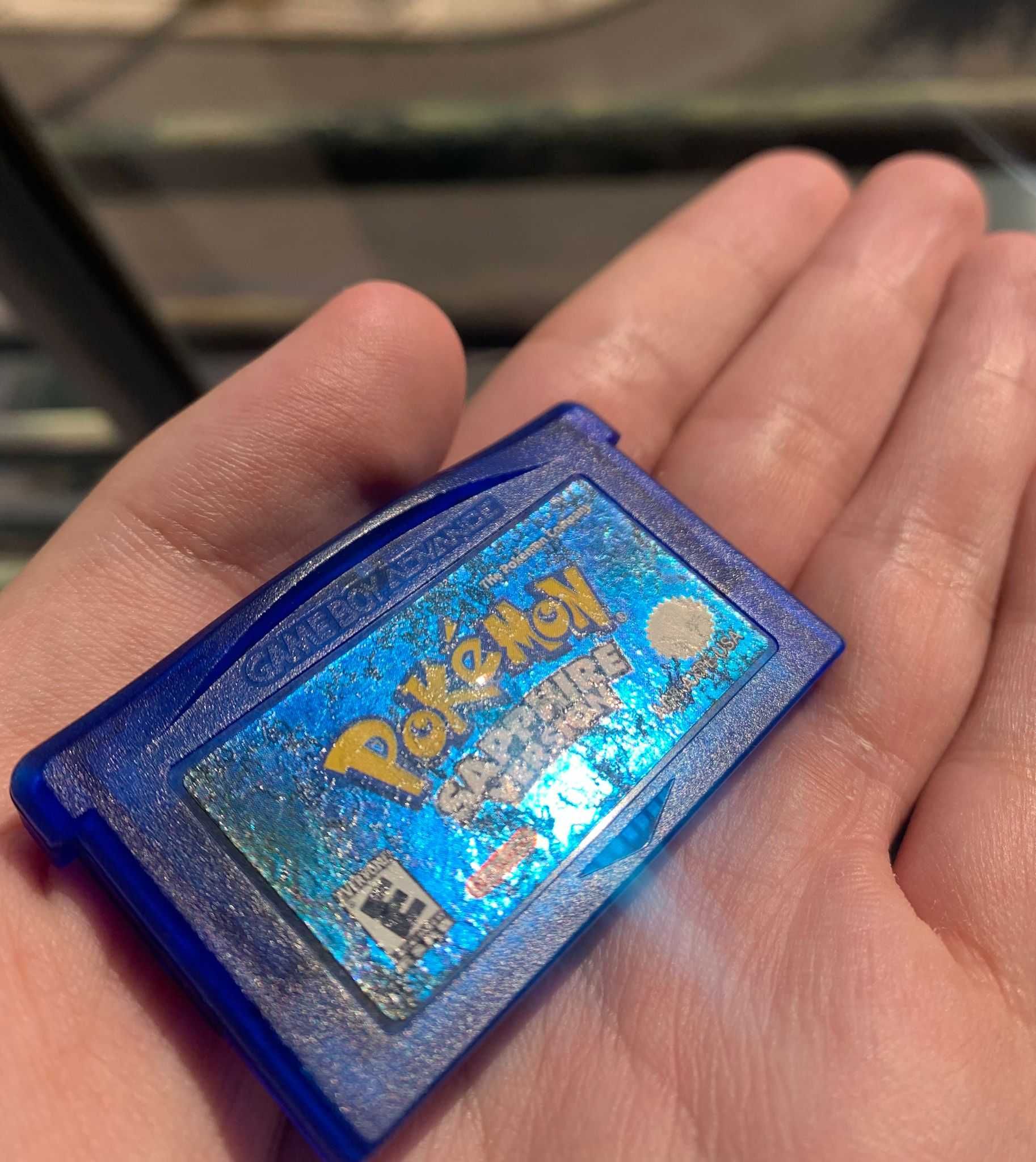 Jogo Gameboy Pokemon Sapphire Autêntico Versão Original USA