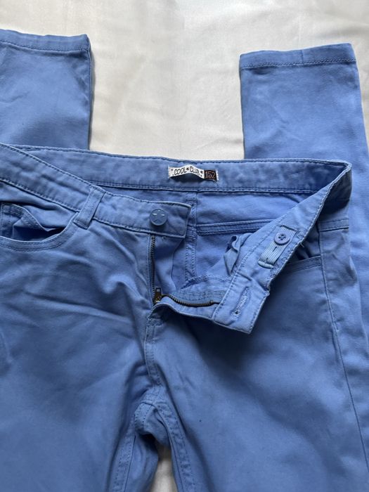 Cool Club spodnie niebieskie rurki r. 152 cm regulacja pasa