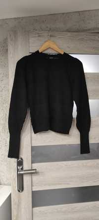 Czarny ażurowy sweter Reserved S Nowy