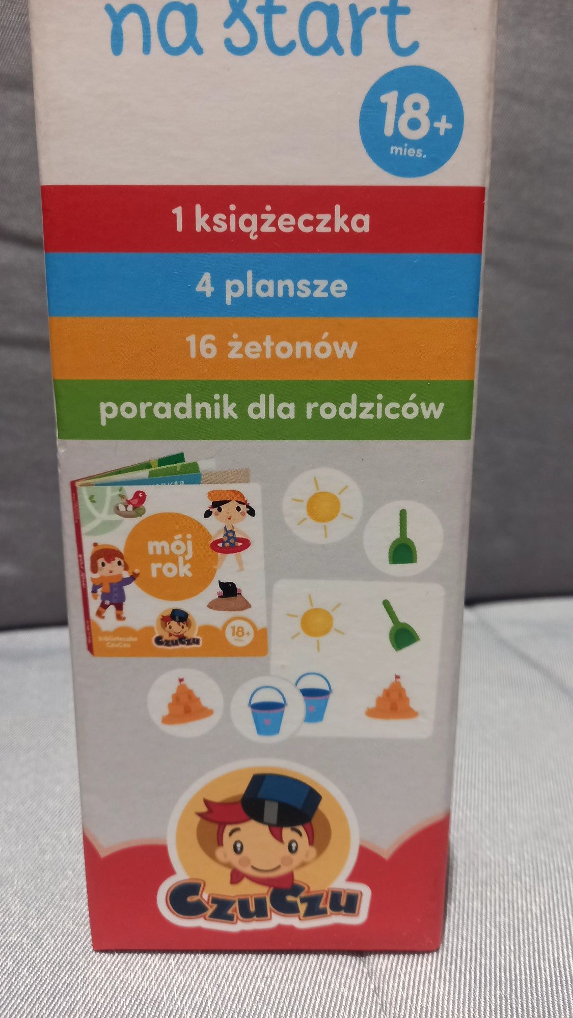 Zestaw edukacyjny dla dwulatka mÓj Rok Prezent  18m+ .Nowe