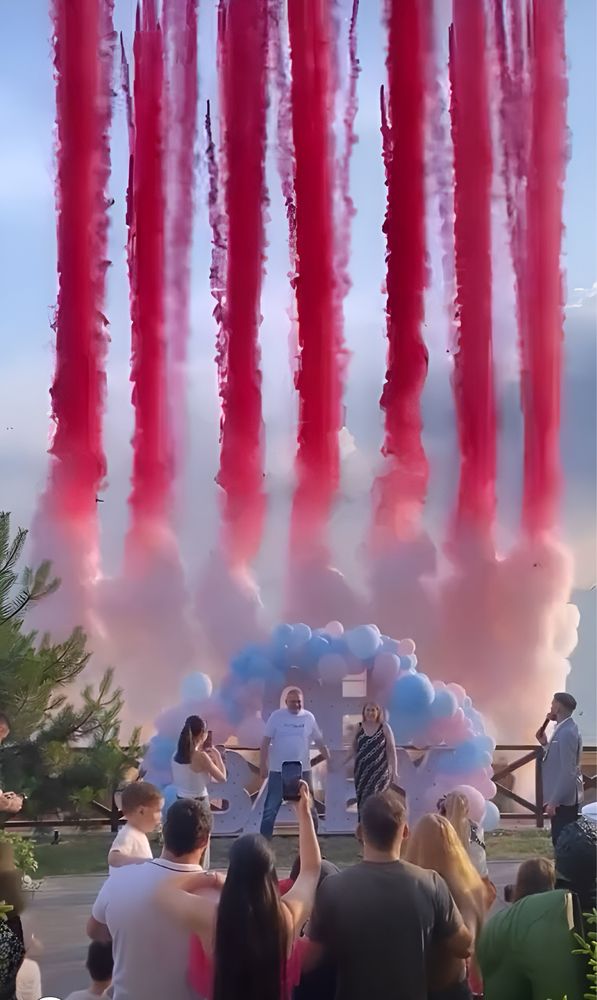 Димовий спалах Гендер Паті 10м Gender Party Кольоровий Дим