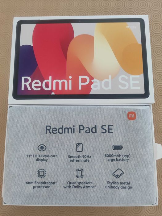 Redmi Pad SE Graphite Gray, com 4GB RAM e 128GB