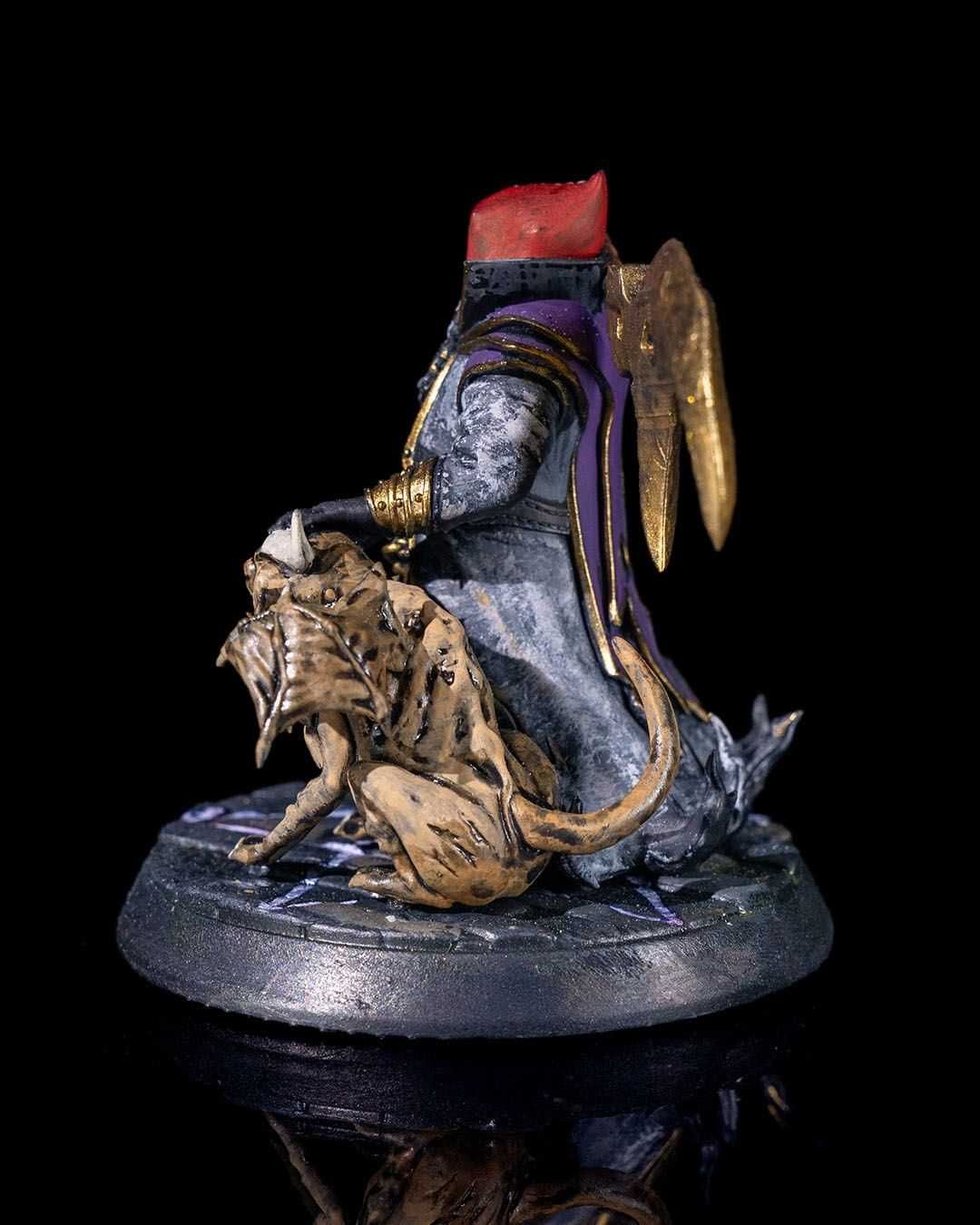 Baern Blackbone Krasnolud Nekro. 32mm 14K zgodna z DnD RPG Pathfinder