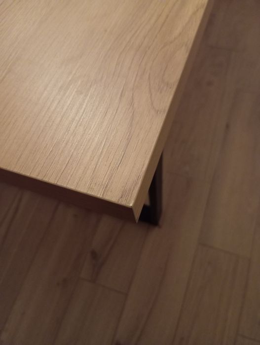 Stół 160x90 czarne metalowe nogi loft