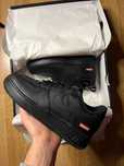 Czarny|Sportowe-Męskie Nike AirForce1 x Supreme UnisexTrampki 39