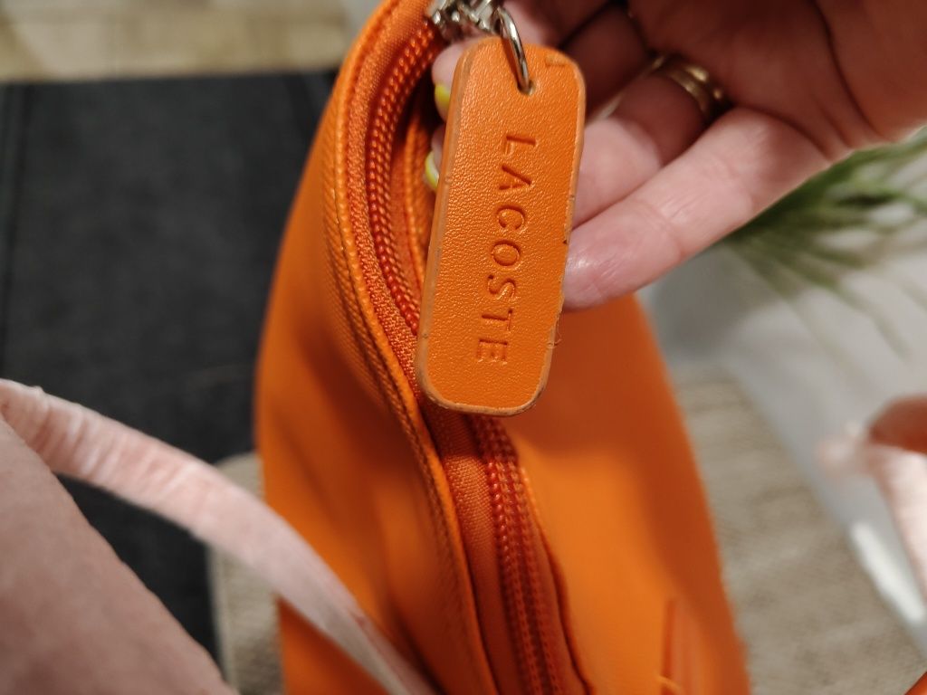 Nowa z metką pojemna torebka Lacoste na ramię