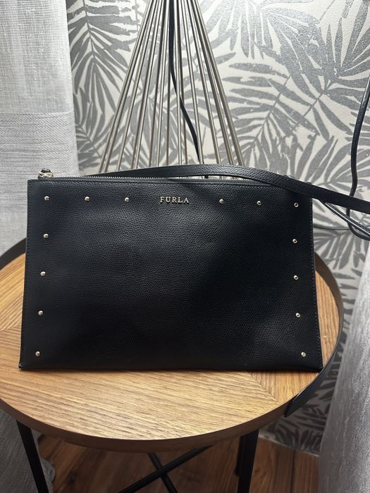 Furla сумка сафьяновая кожа