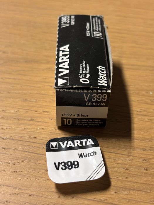 Bateria srebrowa VARTA V399 SR57 AG7 1,55V 1 szt.