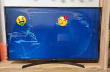 Telewizor LG 55 55UK6400PLF uszkodzona matryca