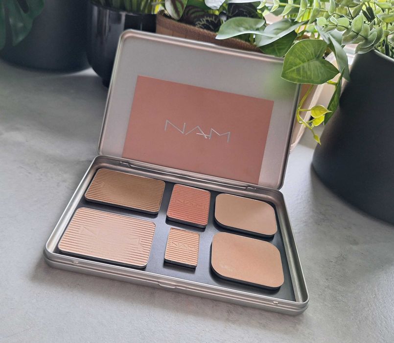 Duży zestaw do makijażu NAM & Max Factor + Palety