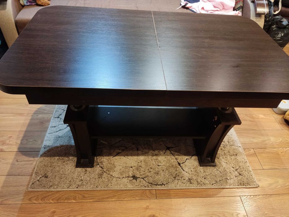 Ława stół rozkładany z regulowaną wysokością w dobrym stanie