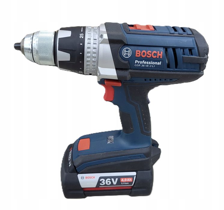 Wkrętarka bosch gsr 36 ve-2-li akumulatorowa 36v professional