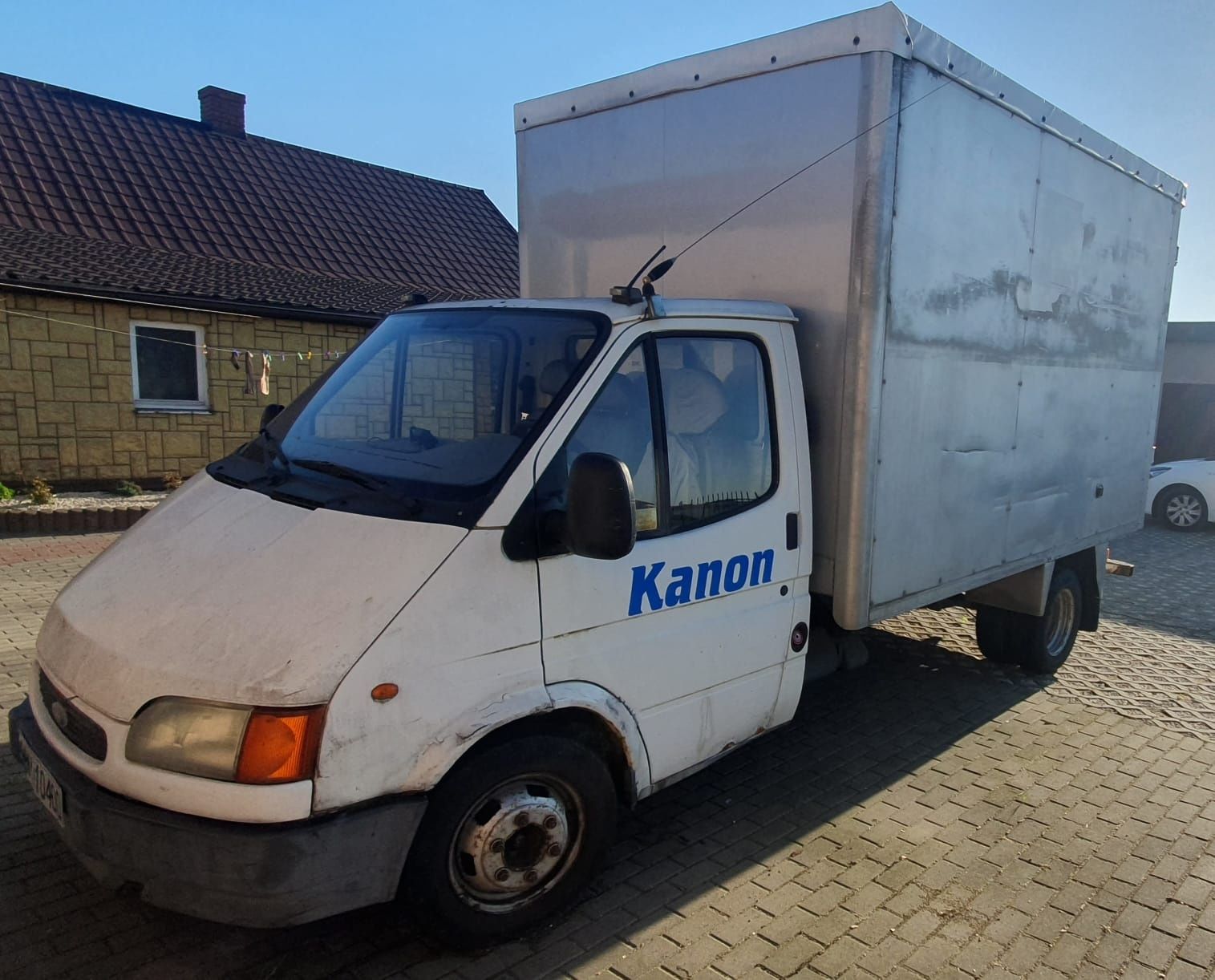 Ford Transit kontener dostawczy rama na bliźniakach