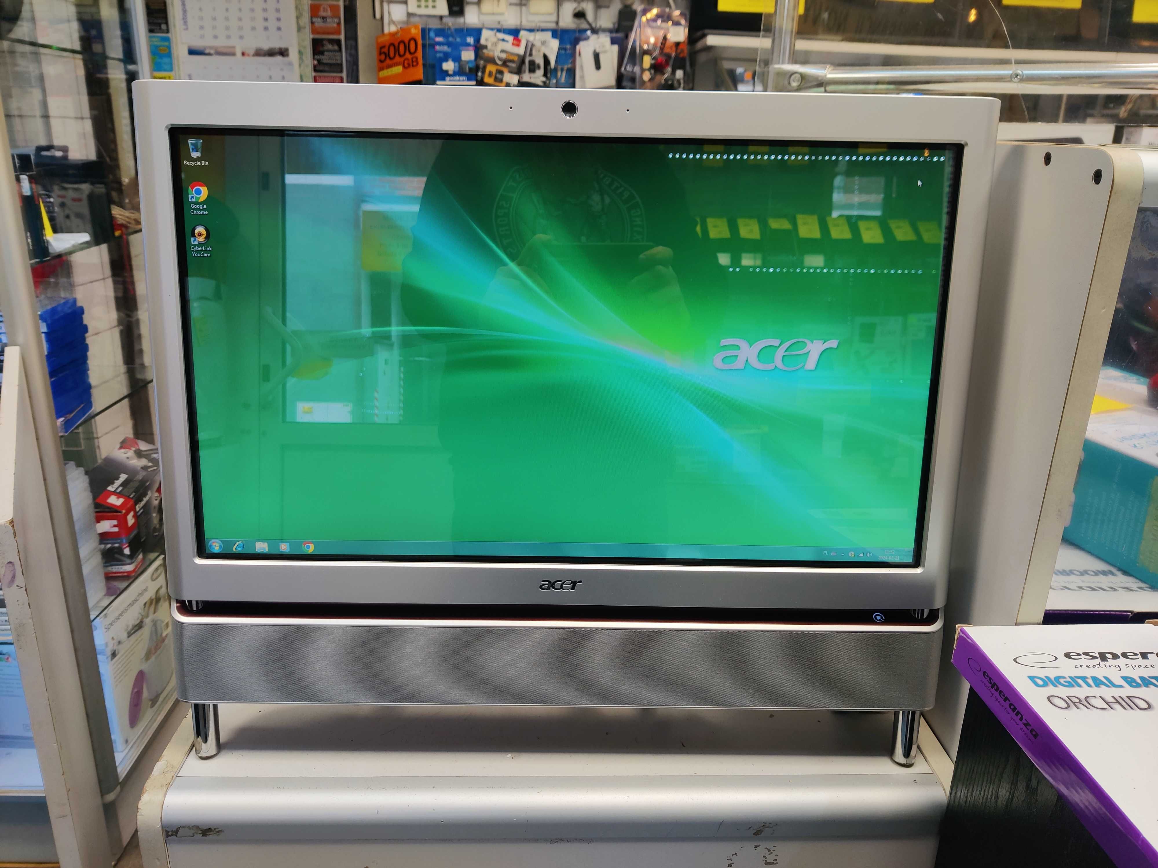 Komputer AllinOne Acer Aspire Z5610 4GB RAM Intel Core 2 Duo 2,93 GHz