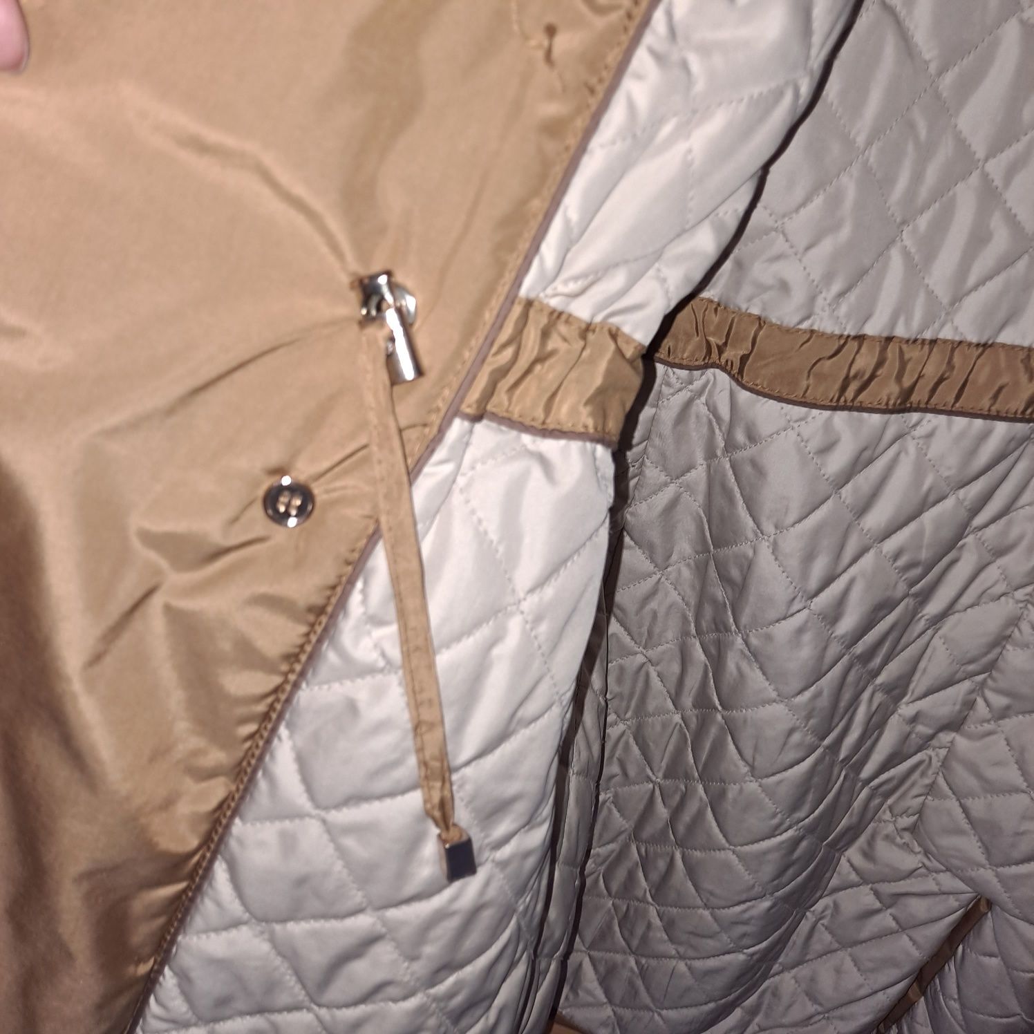 Massimo Dutti plaszcz camel xl  b.paska