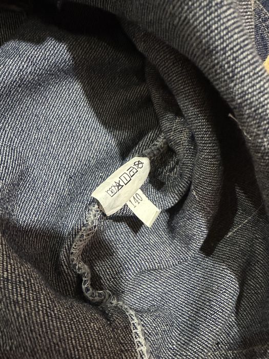 Джинсова сукня з поясом