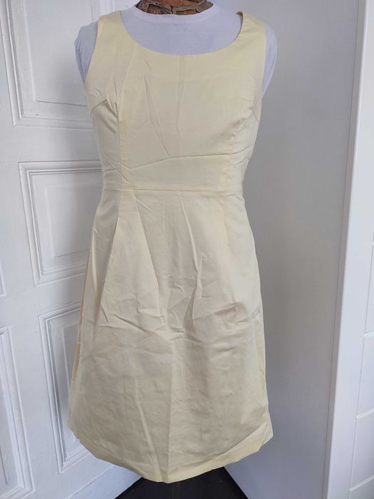 Żółta sukienka H&M rozmiar 46