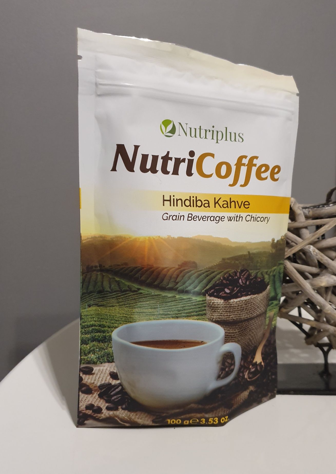 Kawa NUTRIPLUS Coffee z Cykorią Bezkofeinowa Odchudzająca Turecka Kawa