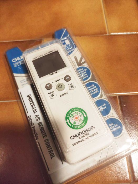 Controlo remoto universal para Ar condiconado - Chunghop K-1038E