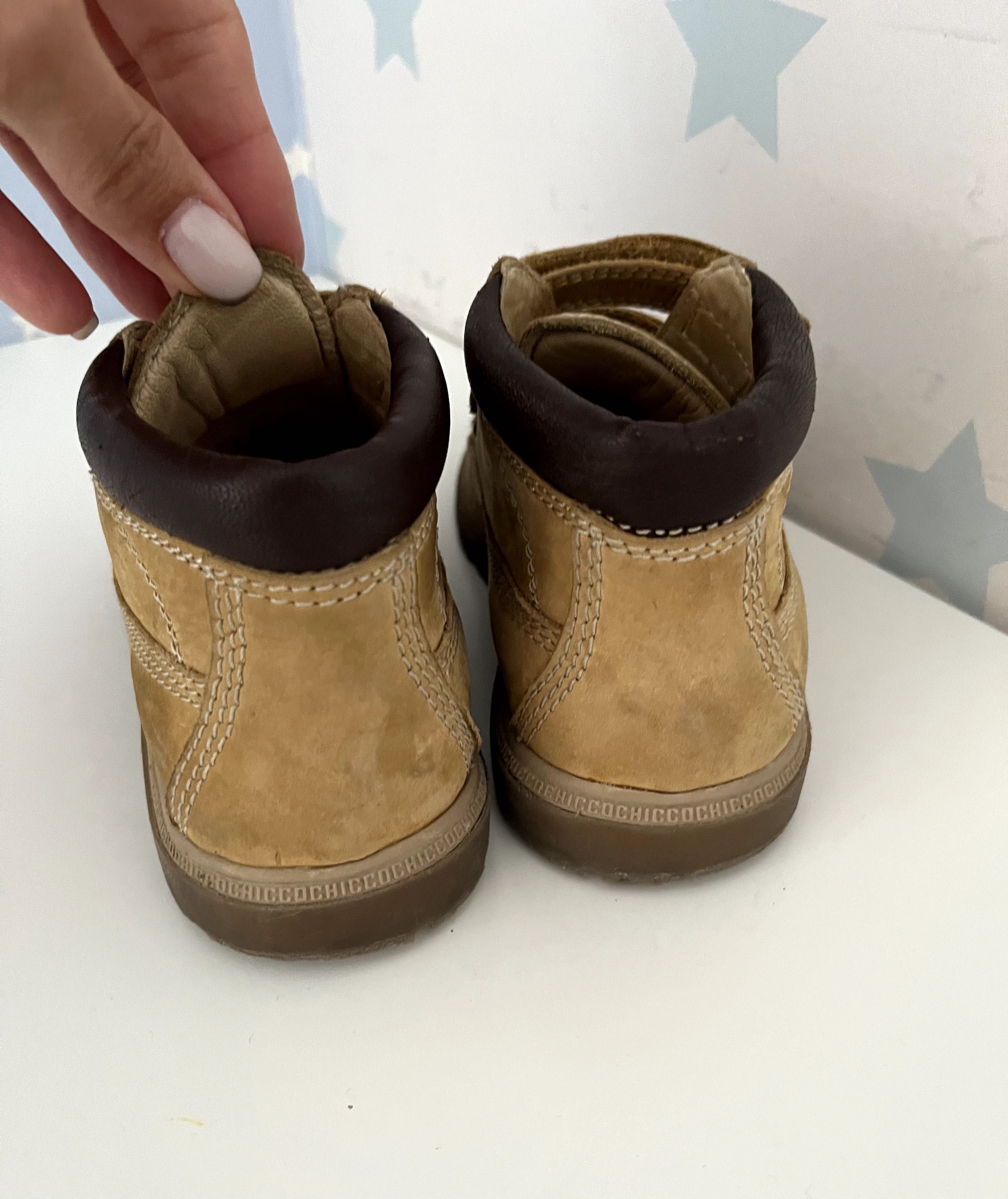 Botas chicco com velcro 29