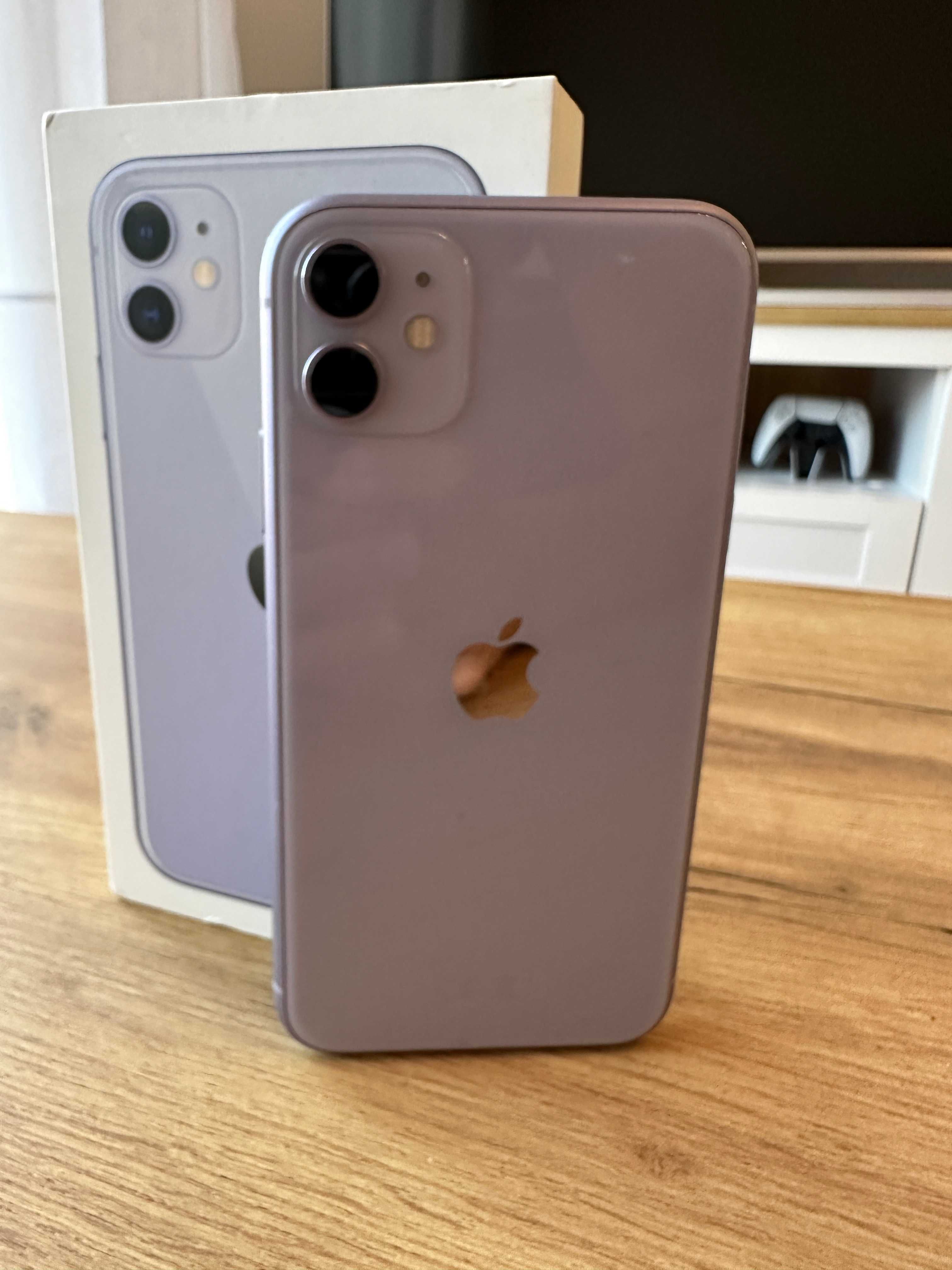 IPHONE 11 64GB Fioletowy Bateria 94% 100% sprawny