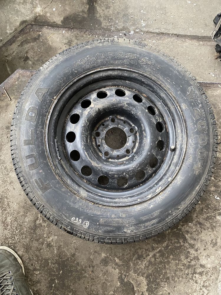 Bmw запаска 5-120 205/65R15 алюмінь диск шина колисо бмв