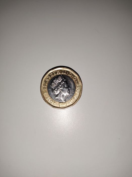 Moeda One Pound Elizabeth II 2017