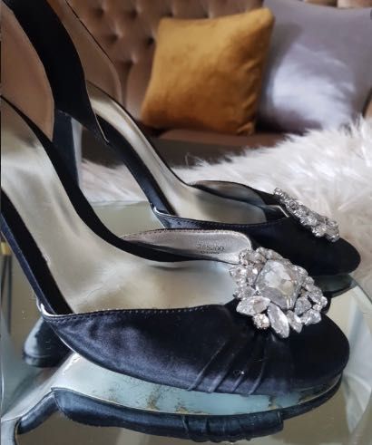Faith buty szpilki jak od projektanta satynowe na wesele przepiękne 39