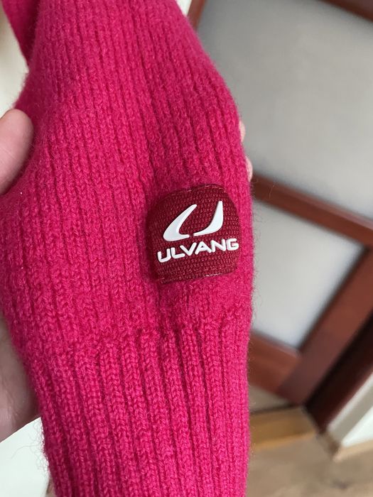 Sweter Golf Ulvang narty wełna 100% 140 cm 9-10 lat różowy