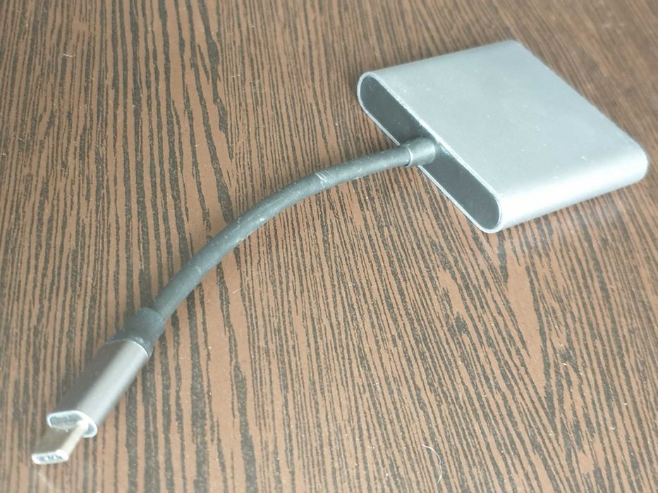 Хаб перехідник з HDMI для планшетів, смартфонів з підзарядкою USB PD