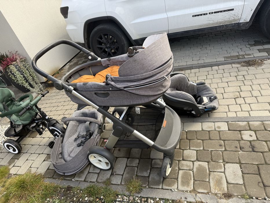 Wózek  3w1 Stokke Trailz 3w1 z fotelikiem i bazą