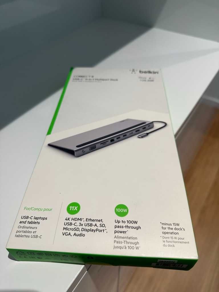 Adaptador Belkin Apple HUB USB C 6 em 1 nunca usado