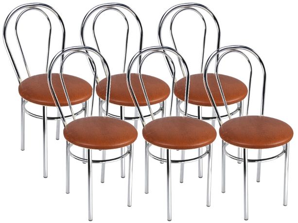 Nowe krzeslo Krzesla kuchenne Tulipan - Zestaw 6 sztuk