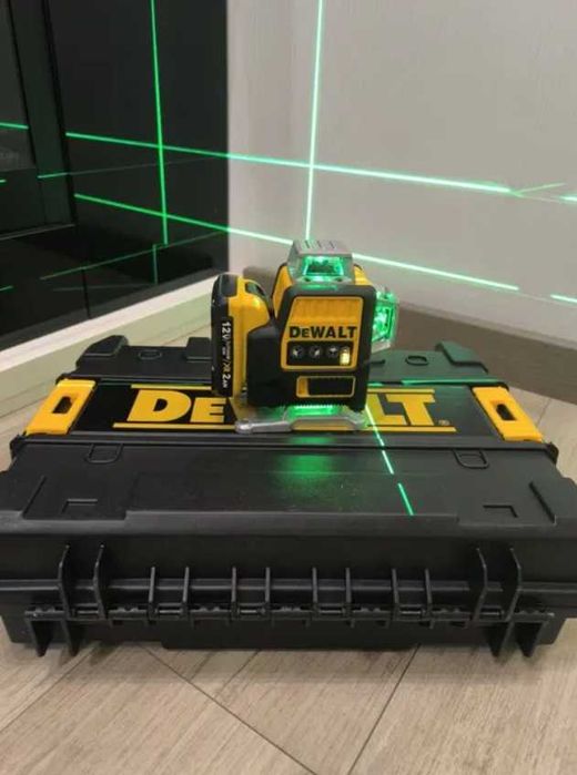 Нивелир 360 лазерный уровень 4d/лазерний рівень нівелір 2 акб